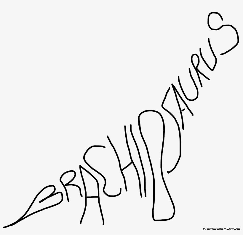 I Little Brachiosaurus To Brighten Your Day, transparent png #1712132