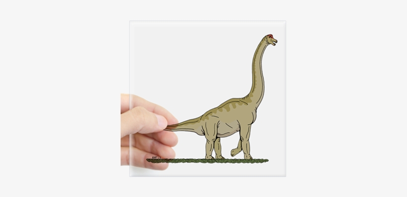 Brachiosaurus Sticker - Brachiosaurus Neoprene Lunch Bag, transparent png #1712288
