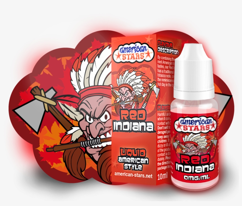 American Stars Red Indiana E-liquid - American Stars E Liquid, transparent png #1712311