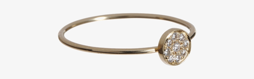 Jennifer Meyer Diamond Circle Ring - Ring, transparent png #1712542