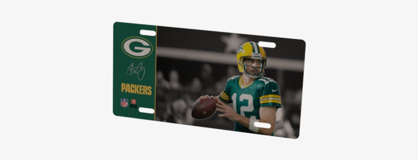Green Bay Packers Aaron Rodgers Metal Photo - Green Bay Packers, transparent png #1712698