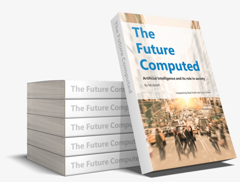 Photo Of A Stack Of Books Entitled "the Future Computed" - Universal Language Vol 3 (tech & Deep Selection), transparent png #1712953