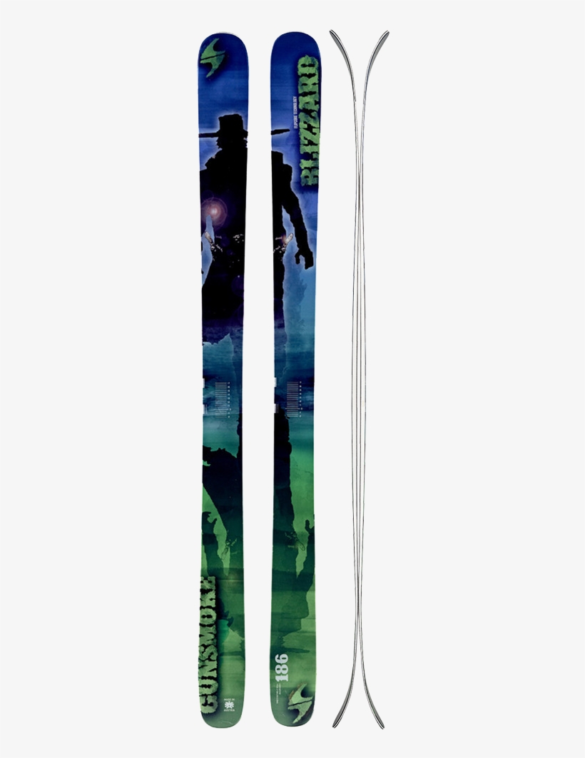 Blizzard Gunsmoke 2016 Skis - 193 Cm, transparent png #1713100