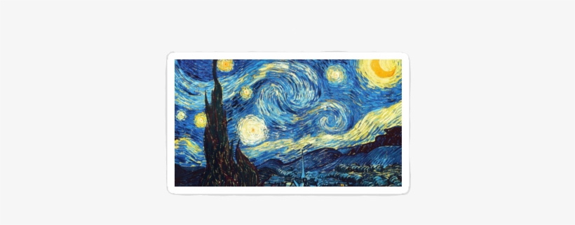Van Gogh Starry Night, transparent png #1713219