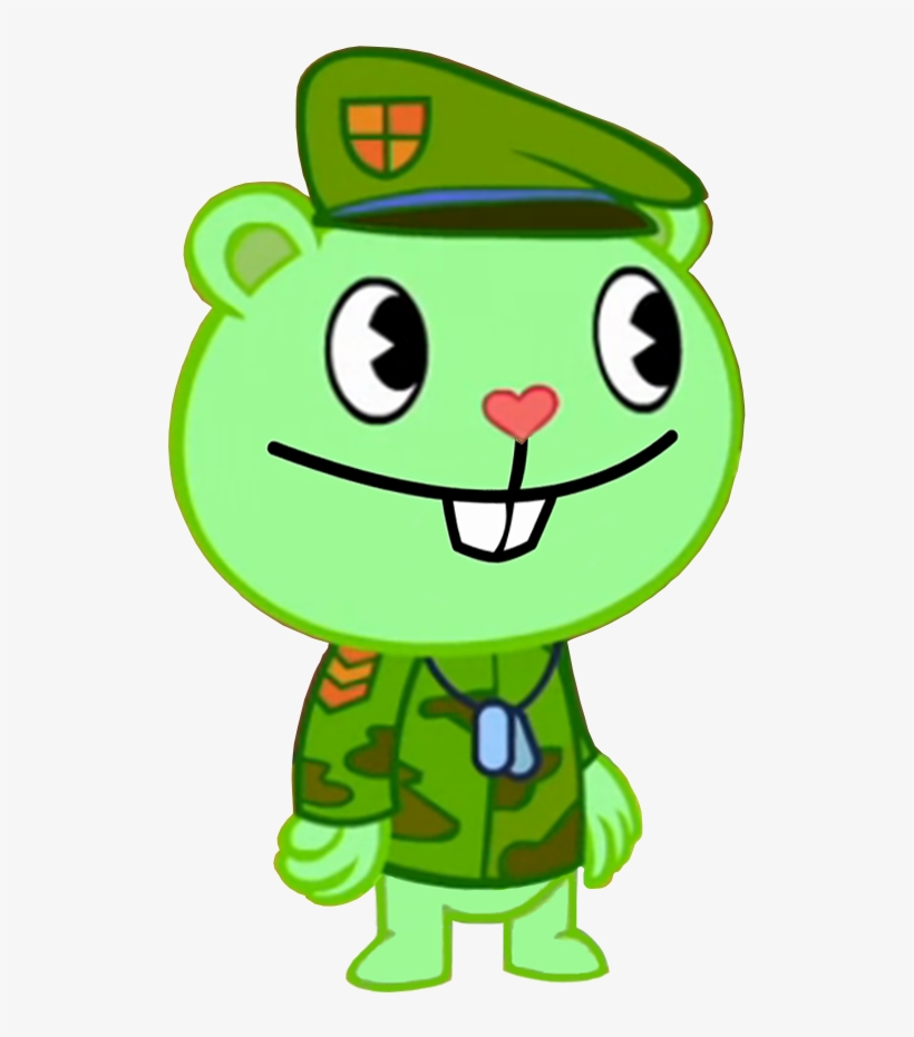 Flippy - Happy Tree Friends Green, transparent png #1713719