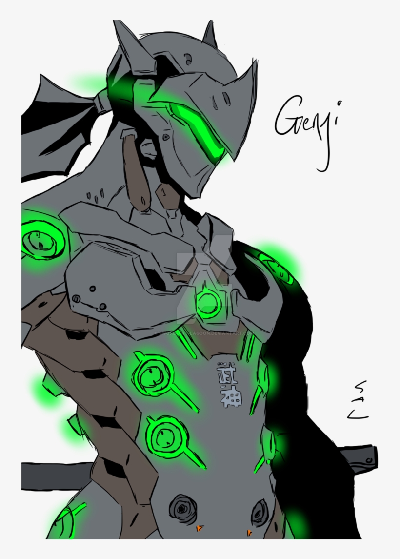 Genji By Sword Art Lagoon On Deviantart - Genji Sword Art, transparent png #1714059