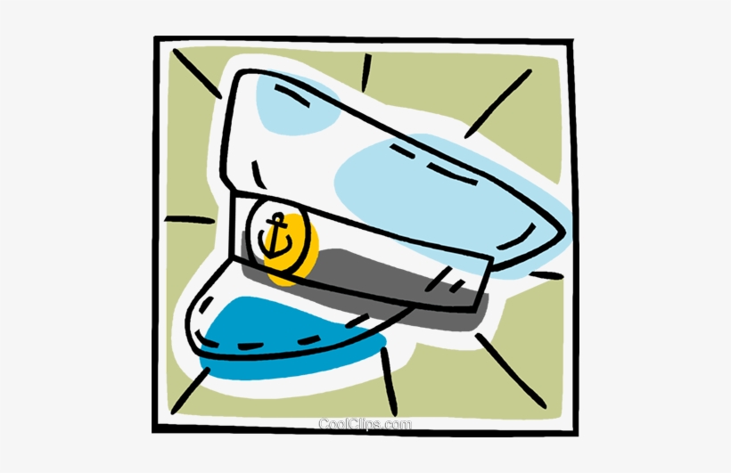 Sailor Hat Royalty Free Vector Clip Art Illustration - Sailor Cap, transparent png #1714062