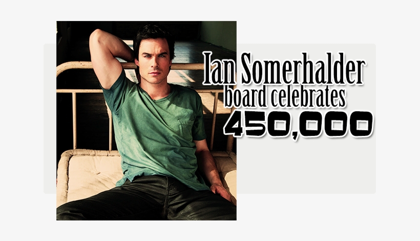 Ian Somerhalder Board Celebrating 450,000 Posts On - Damon Salvatore Hot, transparent png #1714095