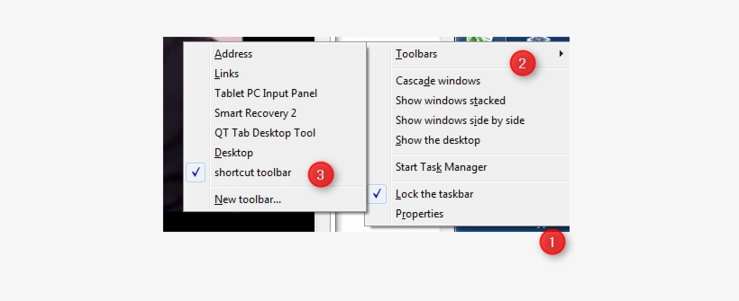Enter Image Description Here - Windows Vista Taskbar, transparent png #1714404