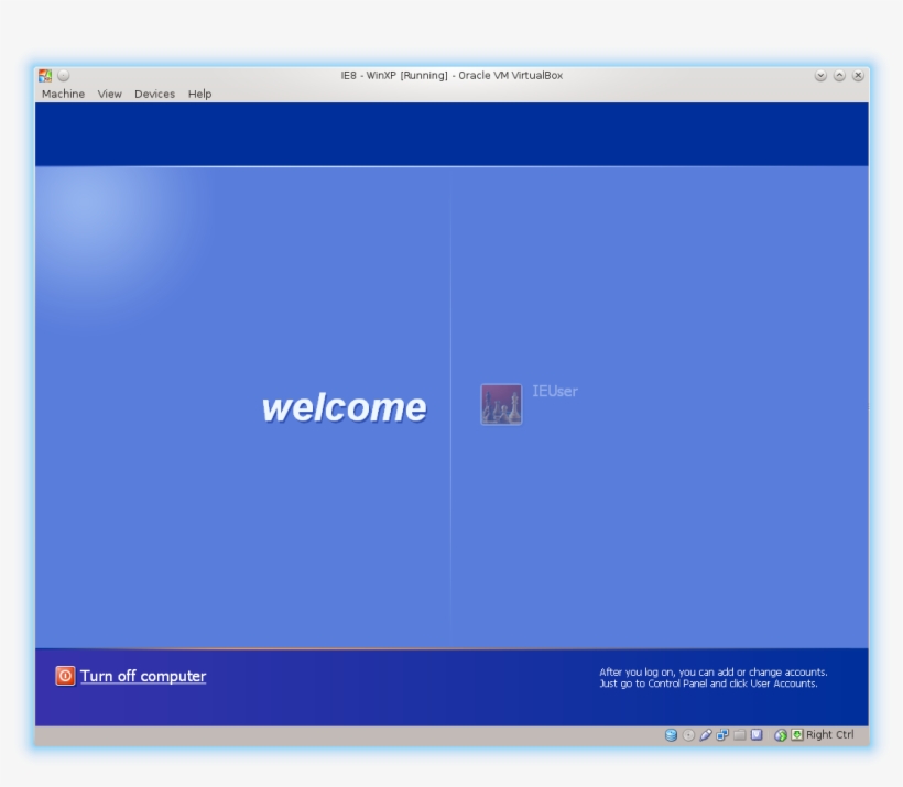 Windows Vms - Windows Xp - Windows Xp Welcome Screen, transparent png #1714461