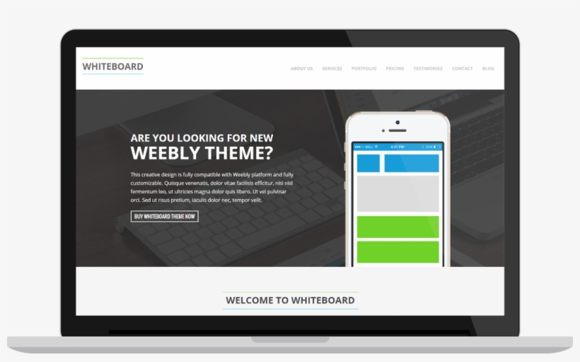 Whiteboard Premium Weebly Theme - Pinterest, transparent png #1714726