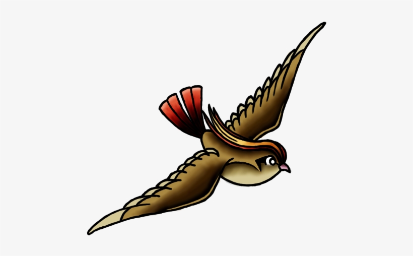 Style Pidgeot By Inkbound - American Traditional Tattoo Png, transparent png #1714746