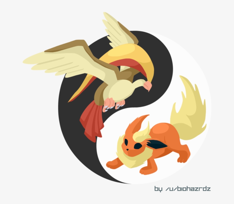 Bird Mammal Vertebrate Cartoon Water Bird Wing - Flareon Devil Twitch Plays Pokemon, transparent png #1714772