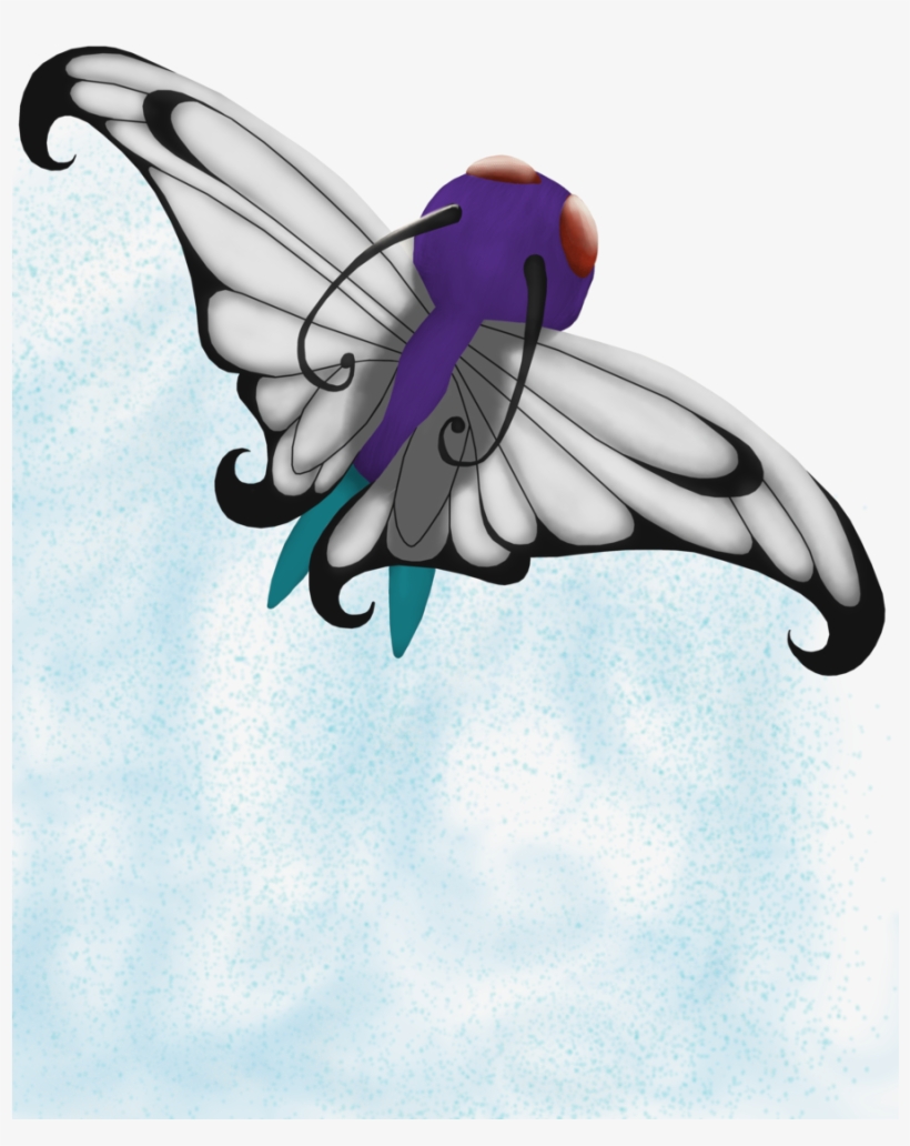 Butterfree Used Sleep Powder Pokemon Tribute On Game - Pokemon Sleep Powder Art, transparent png #1714988