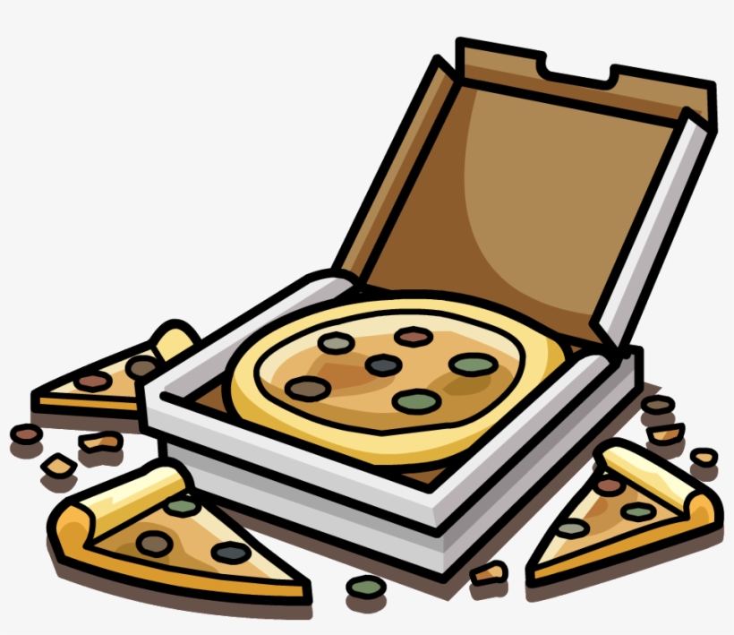 Box Of Pizza1 - Club Penguin, transparent png #1715097