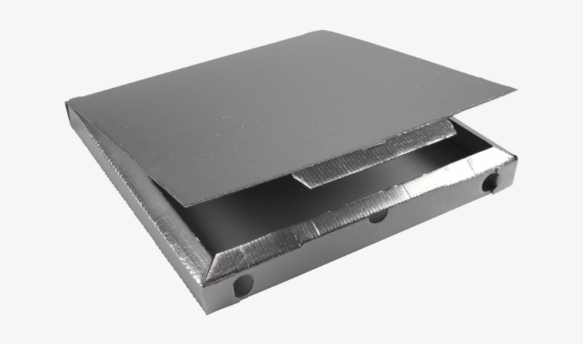Pizza Box, 32x32x3cm, Aluminum, transparent png #1715312