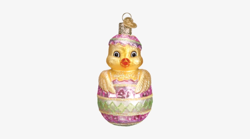 Easter Chick Ornament - Bassett Hound Glass Ornament By Old World Christmas, transparent png #1715338