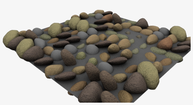 Below Is The Final Pebble Floor With Reflection Maps - Boulder, transparent png #1715493