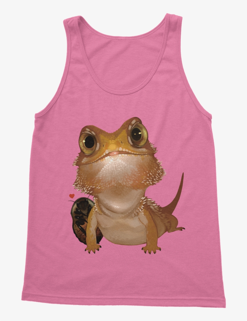 Ct006 Bearded Dragon And Cockroach Brown ﻿women's Tank - Rhadinophis Frenatum, transparent png #1715614