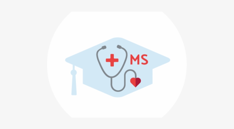 Drawing Of A Stethoscope With A Red Cross On A Blue - Circle, transparent png #1715949