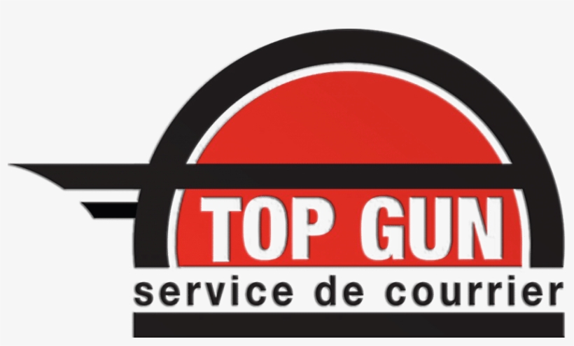 Top Gun Courrier - Sign, transparent png #1715971