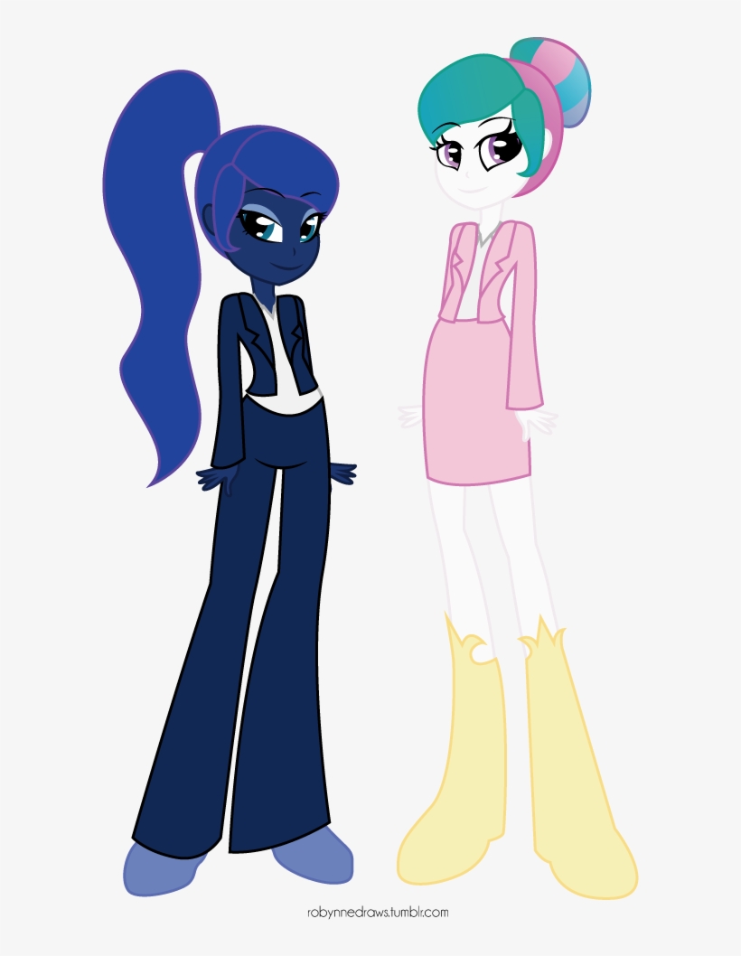Pretty Pony Principals By Robynneski - Princess Luna Equestria Girls, transparent png #1716052