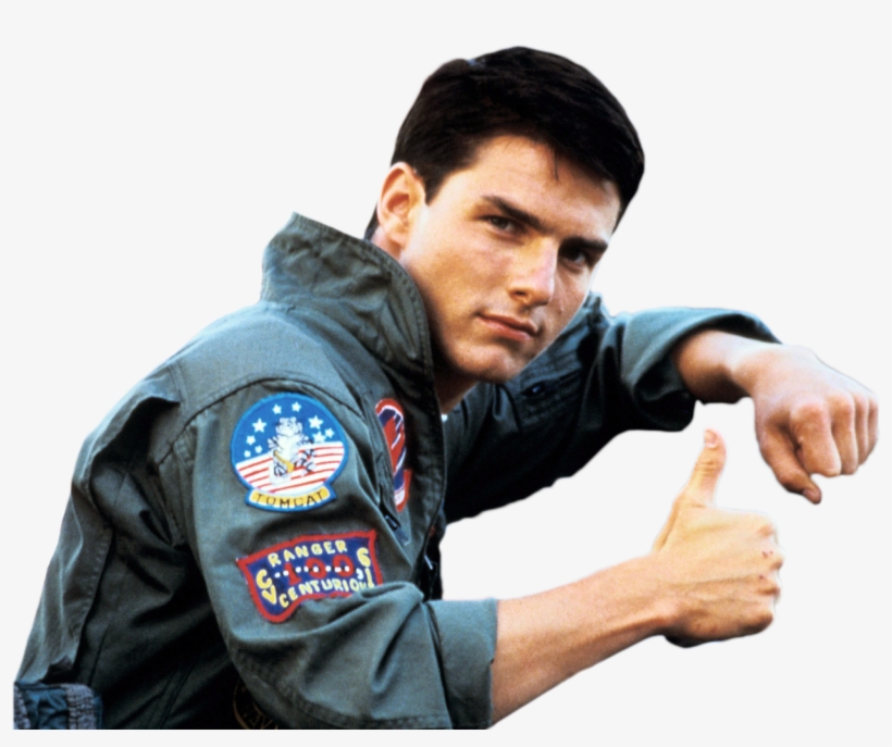6598842 - Tom Cruise Top Gun, transparent png #1716214