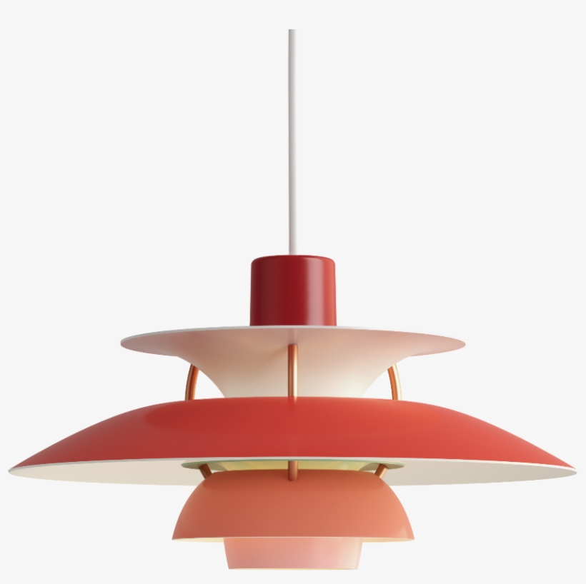 Ph 5 Mini Hues Of Red Light - Louis Poulsen 1-light Mini Pendant, transparent png #1716616