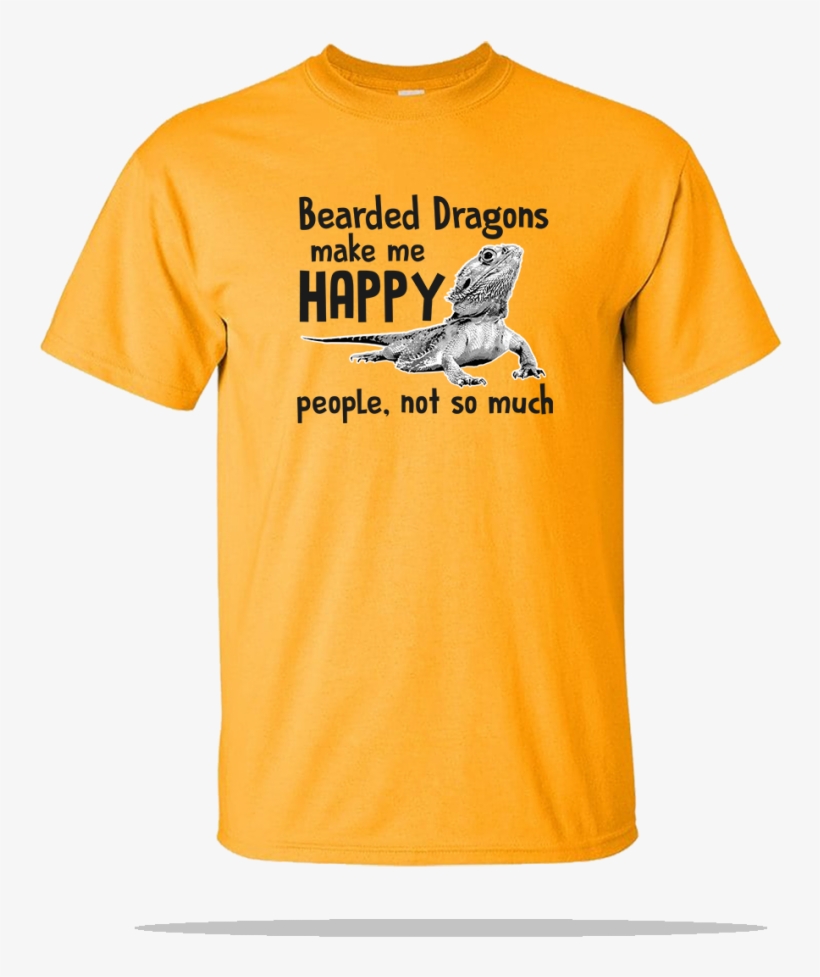Bearded Dragon Happy Unisex Tee - 4 Peat Champion Shirts, transparent png #1716636