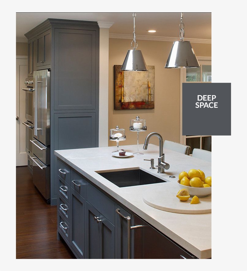 Benjamin Moore Deep Space More Painted Gray - Benjamin Moore Deep Space Color, transparent png #1717126