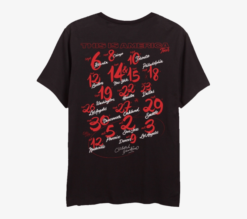 Forever Childish This Is America Tour T-shirt Now Available - America Tour, transparent png #1717224