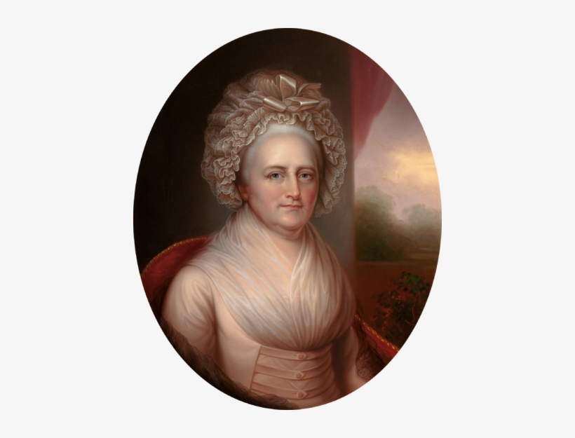 Martha Washington By Rembrandt Peale, Circa 1856, Based - Did George Washington Get Married, transparent png #1717291