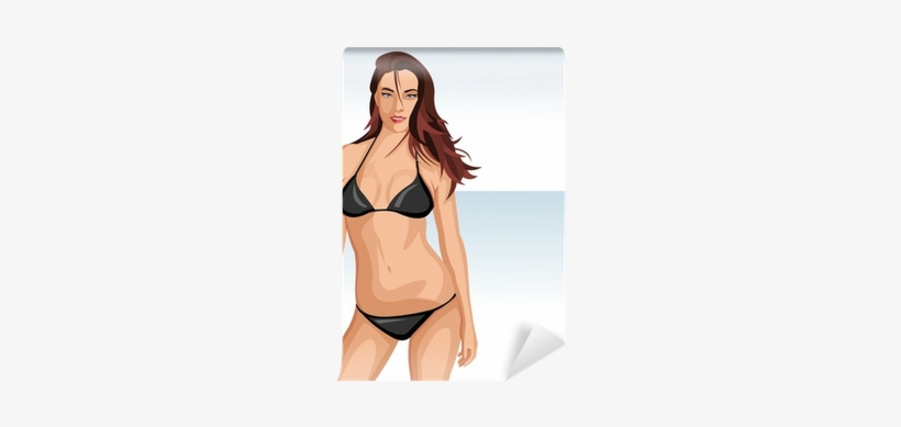 Sexy Girl Posing On A Beach - Sexy Girl Ka, transparent png #1717648