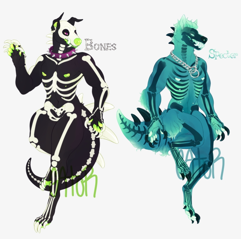 Spooky Scary Skeletons [closed] - Skeleton Cheetah, transparent png #1717681