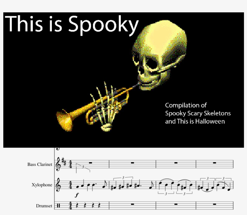 This Is Spooky Sheet Music Composed By Arr - Youve Been Spooked, transparent png #1717769