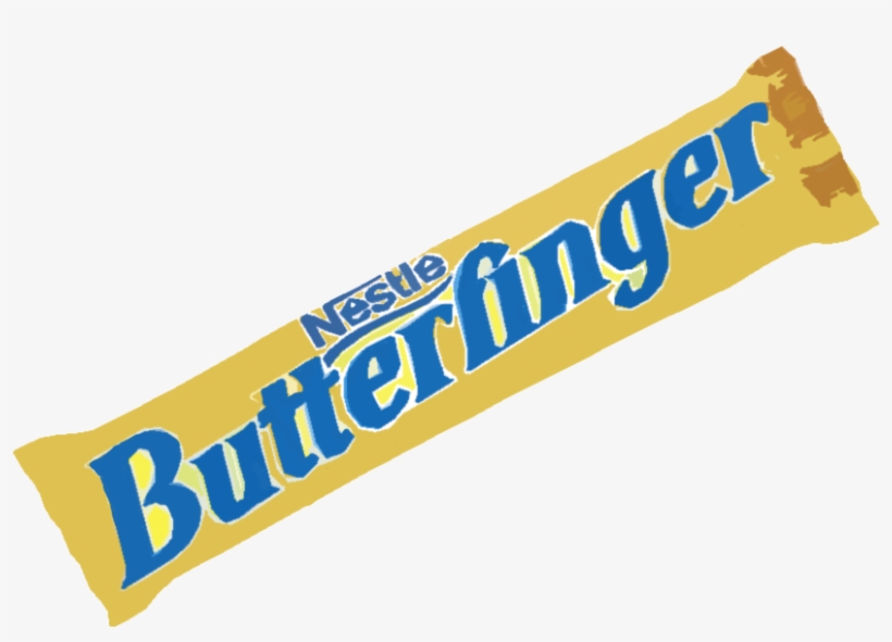 Butterfinger - Nestle Professional Butterfinger Chocolate Candy Single, transparent png #1717904