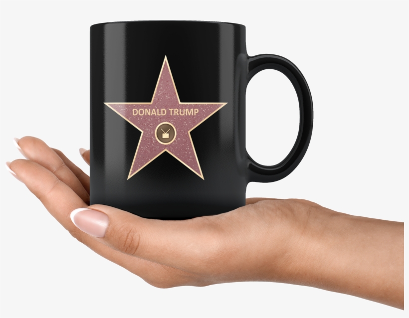 Trump Hollywood Walk Of Fame Star Mug - Mug, transparent png #1717932