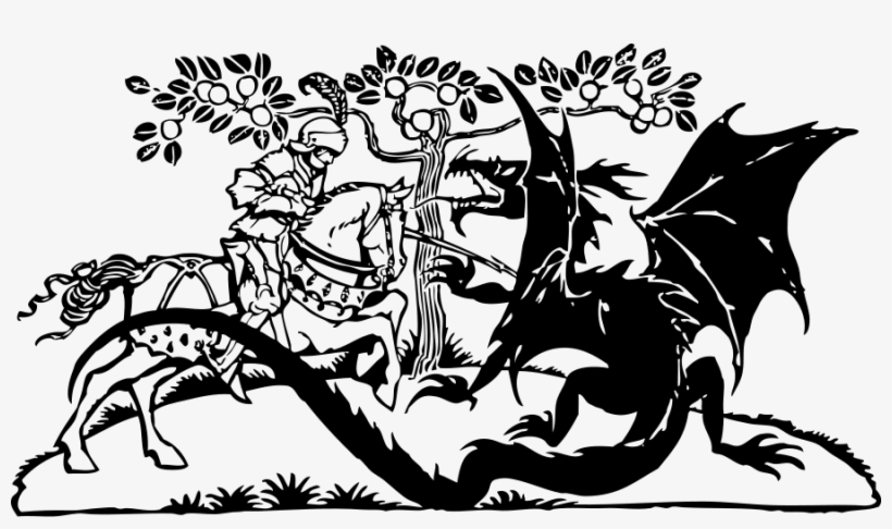 George And The Dragon Clipart, transparent png #1717935