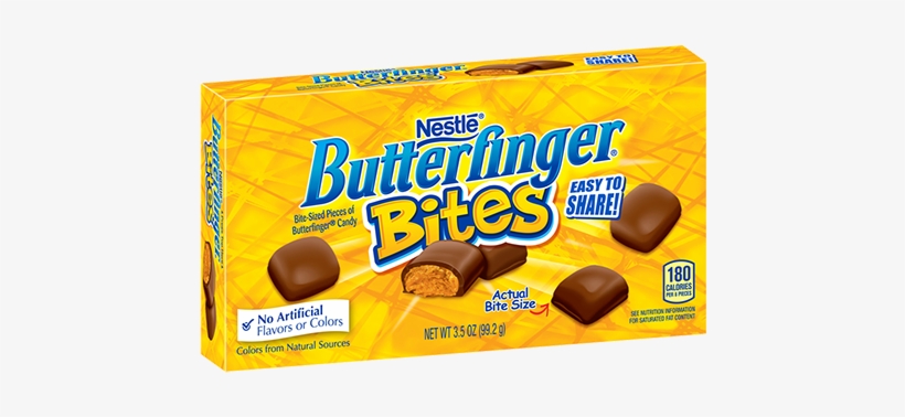 Butterfinger Bites Candy - Butterfinger Bites, transparent png #1717939