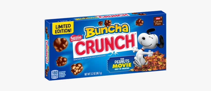 Movie Candy Png Clip Royalty Free - Nestle Buncha Crunch 3.2 Oz. Video Box, transparent png #1718083