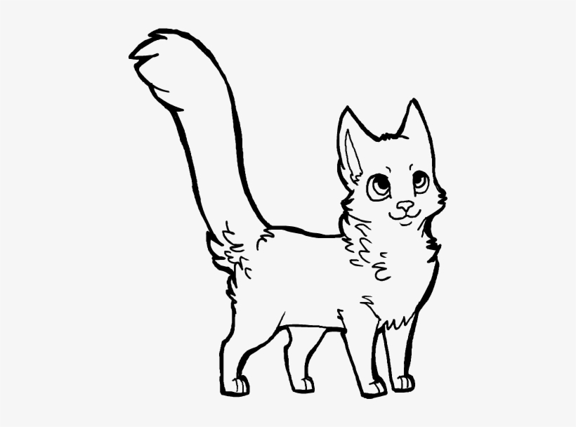 Free Cat Lineart By Griffsnuff - Line Art Of Cat, transparent png #1718298