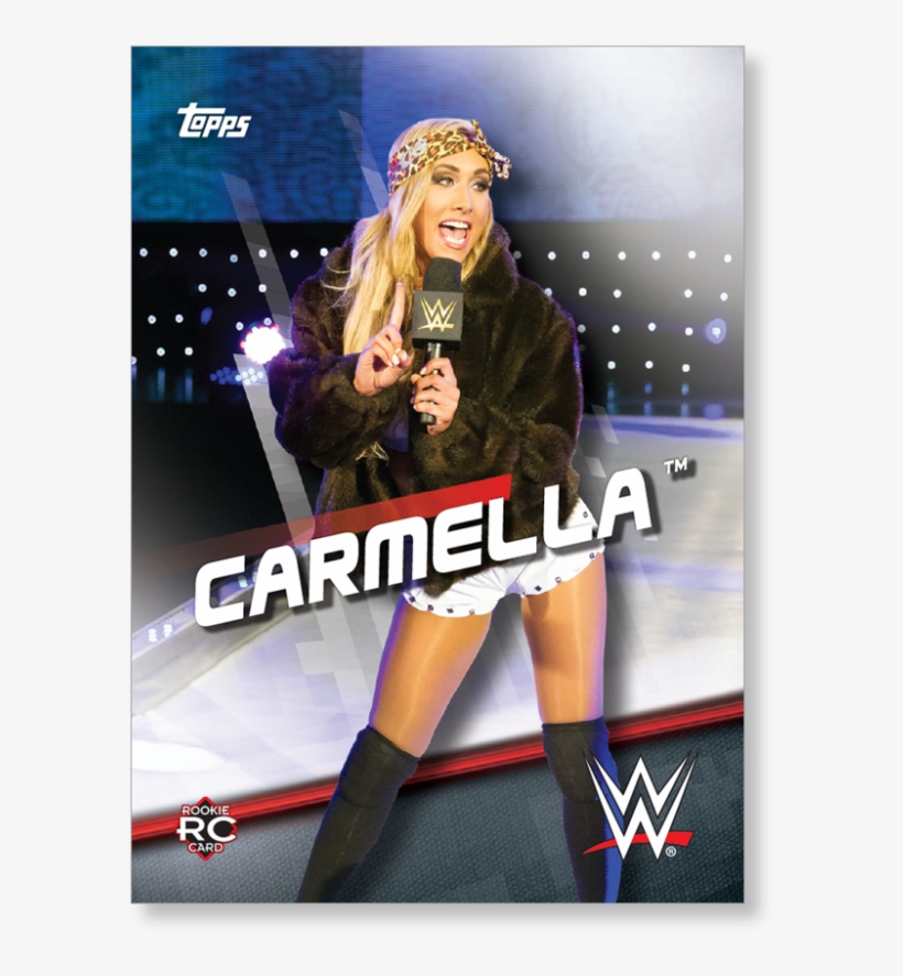 Carmella 2016 Topps Wwe - Carmella, transparent png #1718374