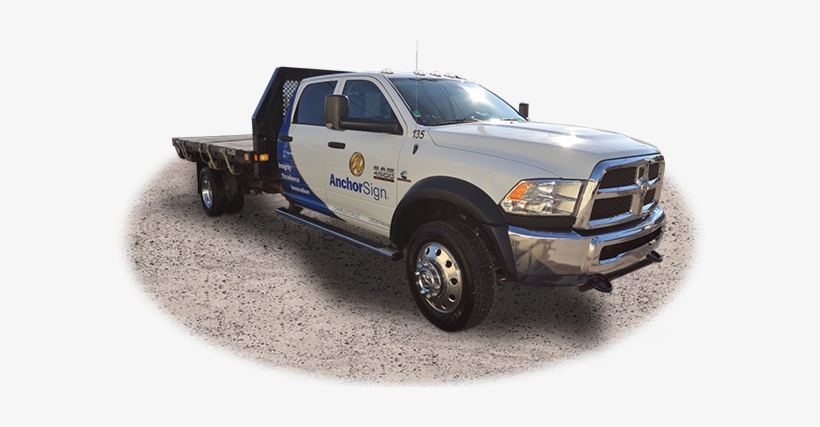 Sign Delivery Flat Bed Truck - Dodge Power Wagon, transparent png #1718470