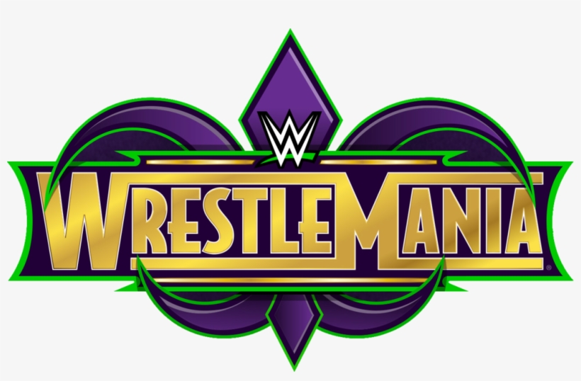 The Entire Wrestlemania 34 Card In One Place - Wwe Wrestlemania 34 Logo, transparent png #1718472