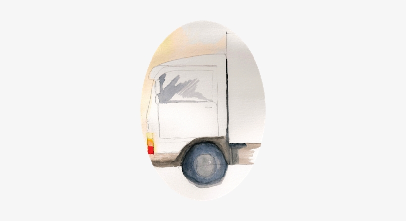 Delivery Truck / Mike Piskur - [walker Evans With His Mother Jessie Crane Evans And, transparent png #1718521
