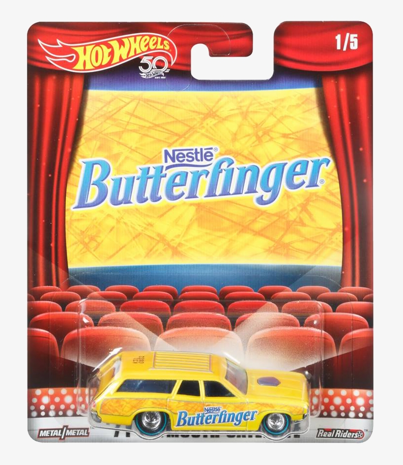 '2018 Popculture Nestle Butterfinger 72plymouthsatellite' - Hot Wheels Ford Ranchero, transparent png #1718539