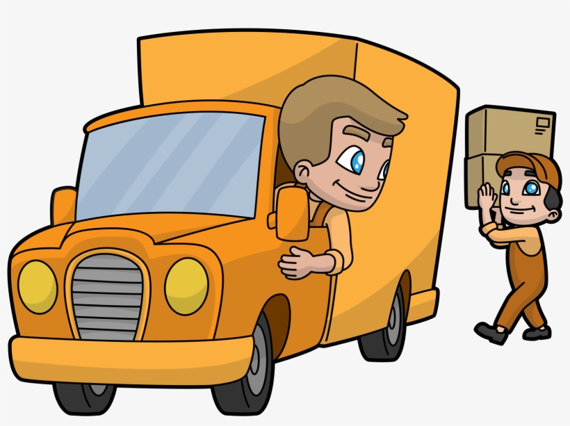 Open - Cartoon Image Delivery, transparent png #1718888