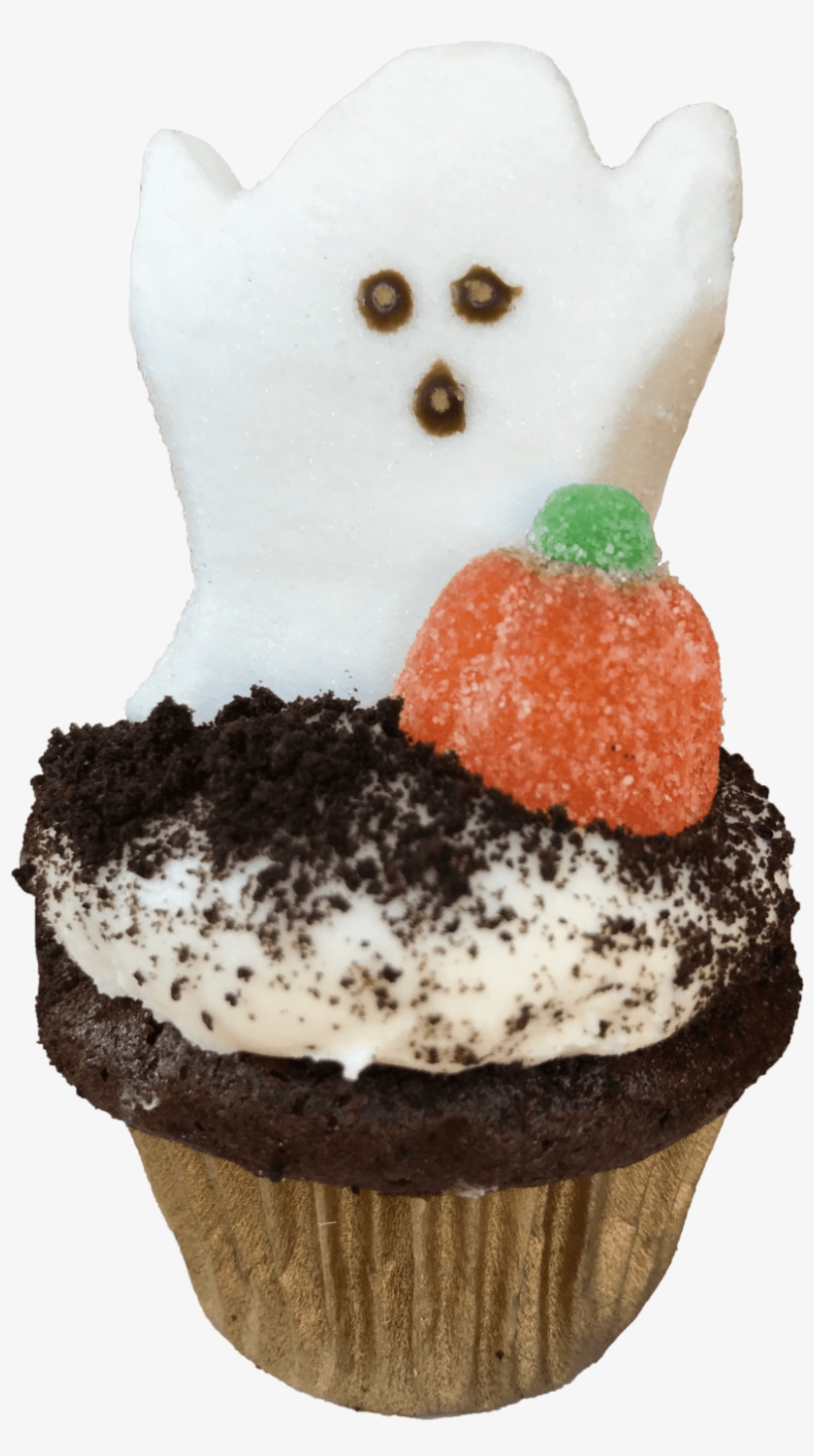 Halloween Ghosts - Cupcake, transparent png #1718892