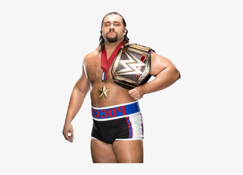 Handsome Rusev With The Wwe Championship - Briefs, transparent png #1718919