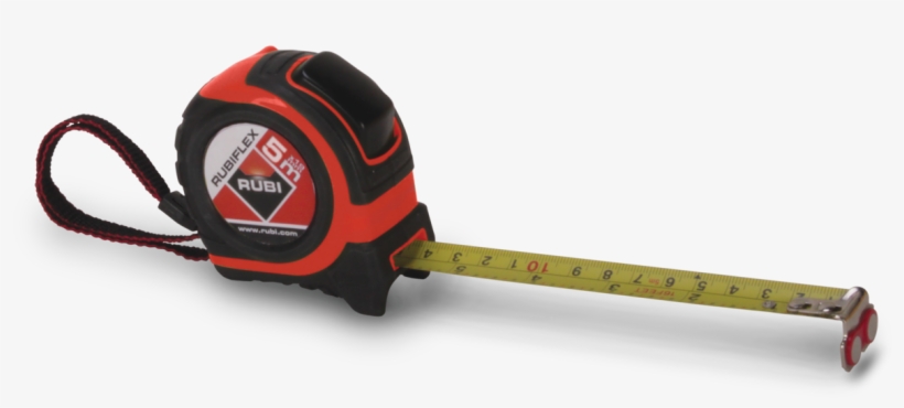Rubi 75900 Rubiflex Measuring Tape 3 M X 19 Mm, transparent png #1719101